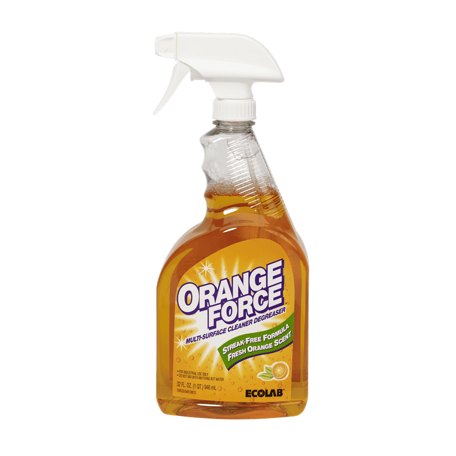 Orange Force™ Cleaner & Degreaser 32 OZ Multi Surface Multi-Purpose 6/Case