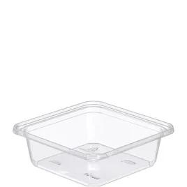 Dart® TamperGuard™ Deli Container Base & Lid Combo 24 OZ PET Clear Square 75 Count/Pack 4 Packs/Case 300 Count/Case
