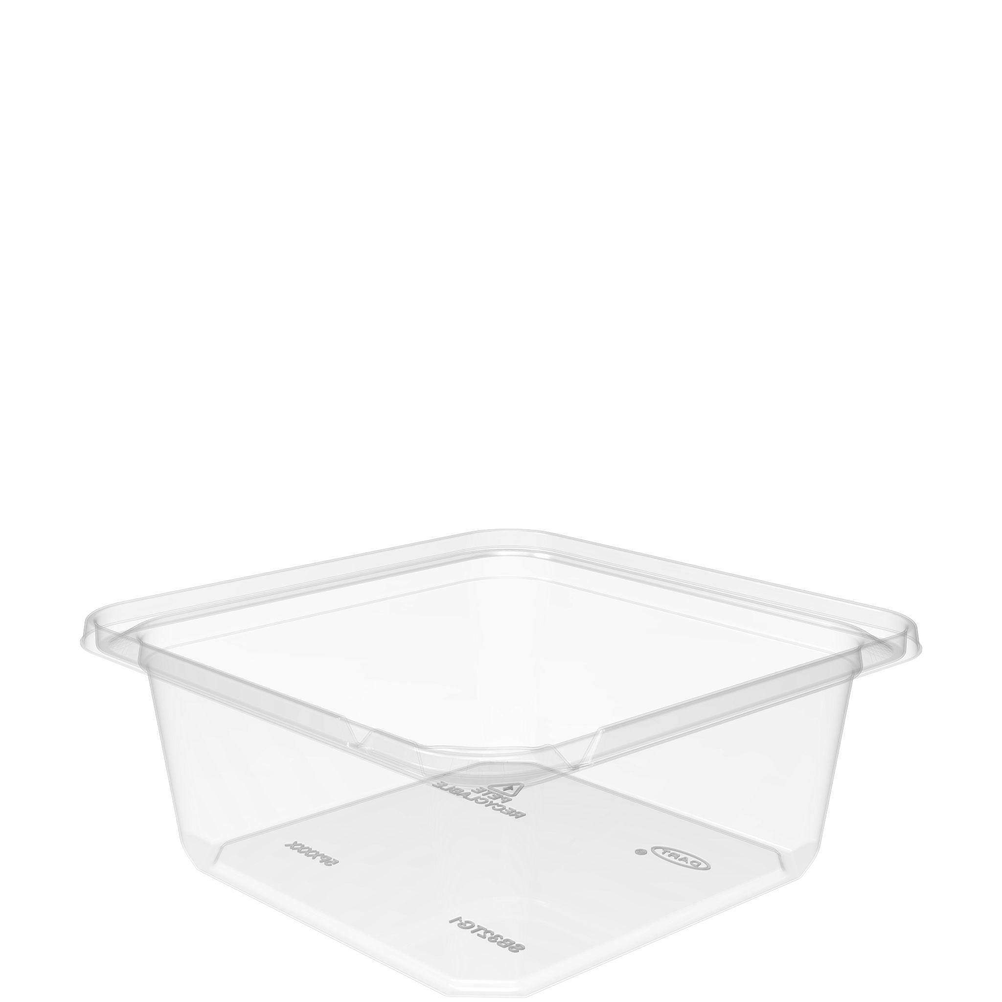 Dart® TamperGuard™ Cold Deli Container Hinged 32 OZ PET Clear 75 Count/Bag 4 Bags/Case 300 Count/Case