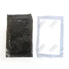 Dri-Loc Meat Pad 4X7 IN Plastic Cellulose Black Rectangle Absorbent Open Edge 2000/Case