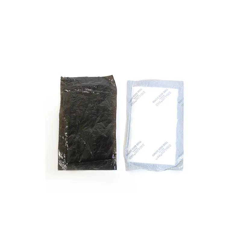 Dri-Loc® Meat Pad 4X7 IN Plastic Cellulose Black Rectangle Absorbent Open Edge 2000/Case