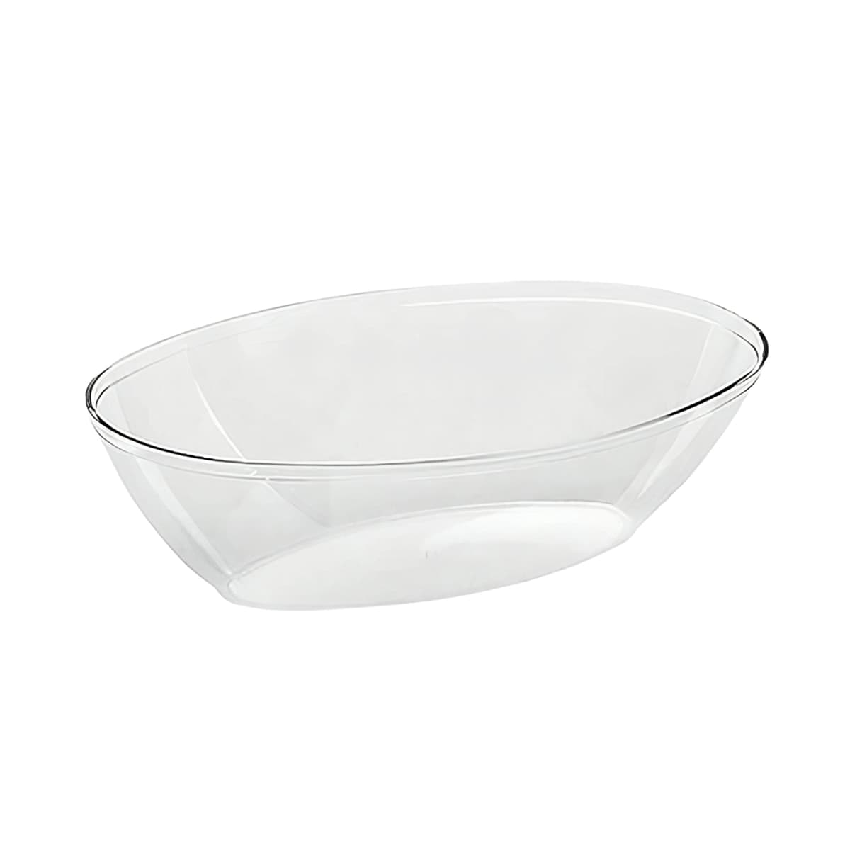 WNA CaterLine® Luau Bowl 64 OZ PS Clear Oval 50/Case
