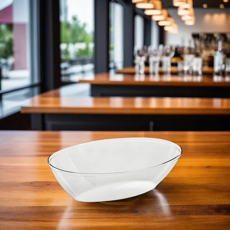WNA CaterLine® Luau Bowl 64 OZ PS Clear Oval 50/Case