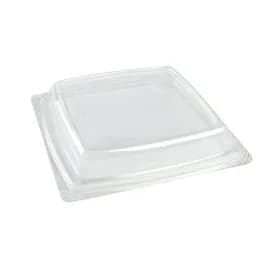 The BOTTLEBOX ® Lid Dome 6.25X6.25X1 IN 1 Compartment RPET Clear Square For Container 800/Case