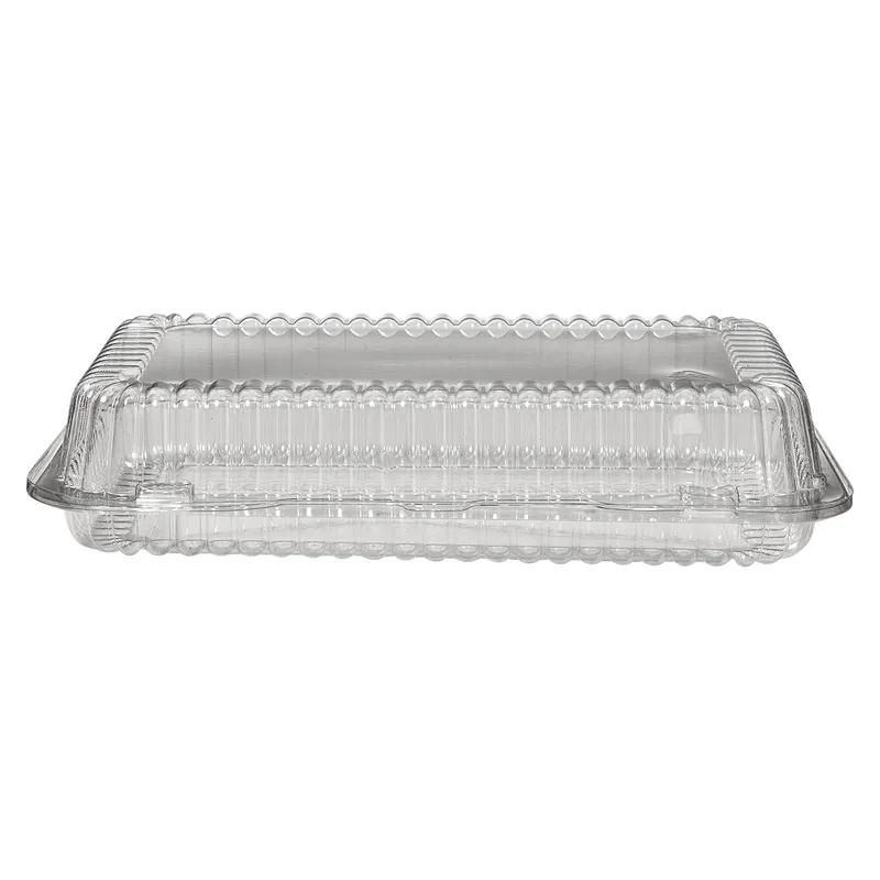 Essentials SureLock Bakery Hinged Container With Dome Lid 9.375X6.75X2.25 IN RPET Clear Rectangle 300/Case