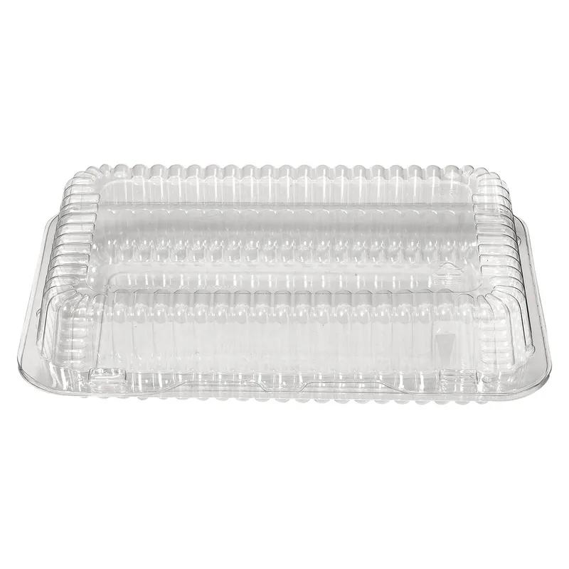 Essentials SureLock Bakery Hinged Container With Dome Lid 9.375X6.75X2.25 IN RPET Clear Rectangle 300/Case