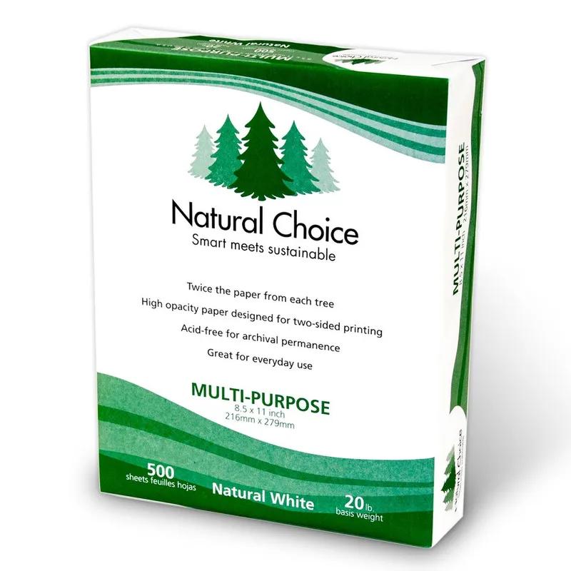 Copy Paper 8.5X11 IN White 500 Sheets/Pack 10 Packs/Case