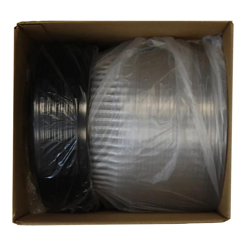 Serving Tray Base & Lid Combo With Dome Lid Large (LG) 12X4.56 IN PET Black Clear Round 25/Case