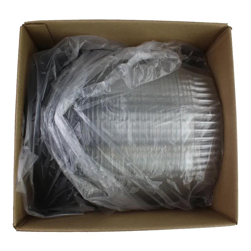 Serving Tray Base & Lid Combo With Dome Lid 12X2.31 IN PET Black Clear Round 25/Case