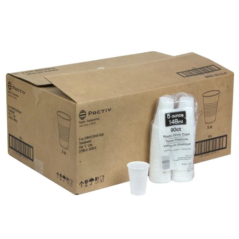 Cold Cup 5 OZ HIPS OPS Translucent 2520/Case