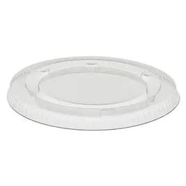 Lid Flat 3.04X0.23 IN 1 Compartment PET Clear For 3-4 OZ Souffle & Portion Cup 2400/Case