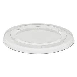 Lid Flat 3.04X0.23 IN 1 Compartment PET Clear For 3-4 OZ Souffle & Portion Cup 2400/Case