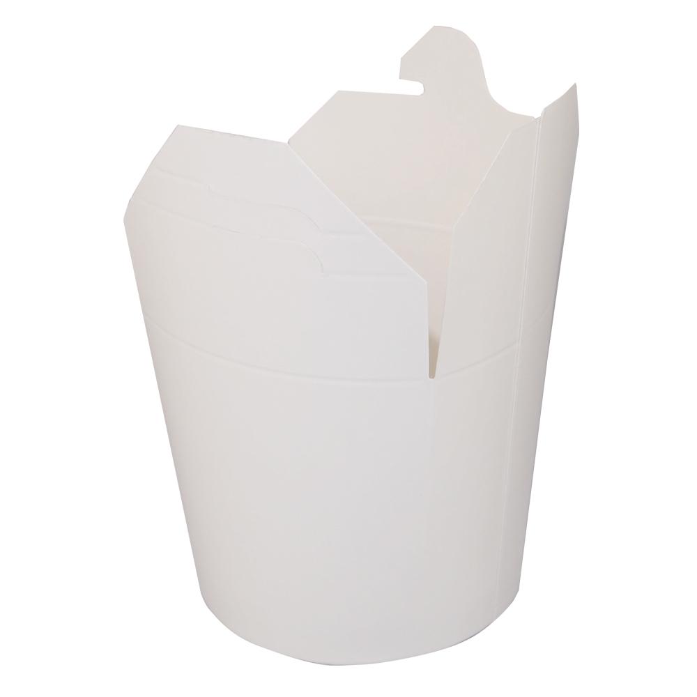 Bio-Plus View® Food Pail 12 OZ 3.25X3 IN Paper White Round 500/Case