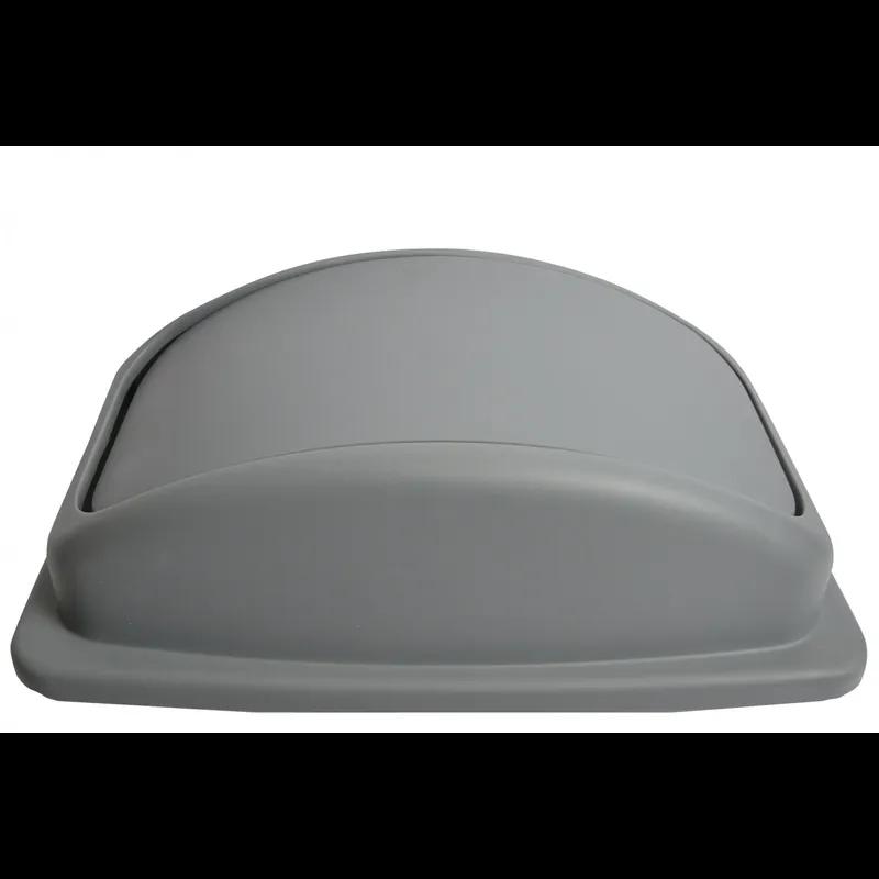 Swing Lid 23 GAL 92 QT Gray Rectangle Plastic Slim 1/Each