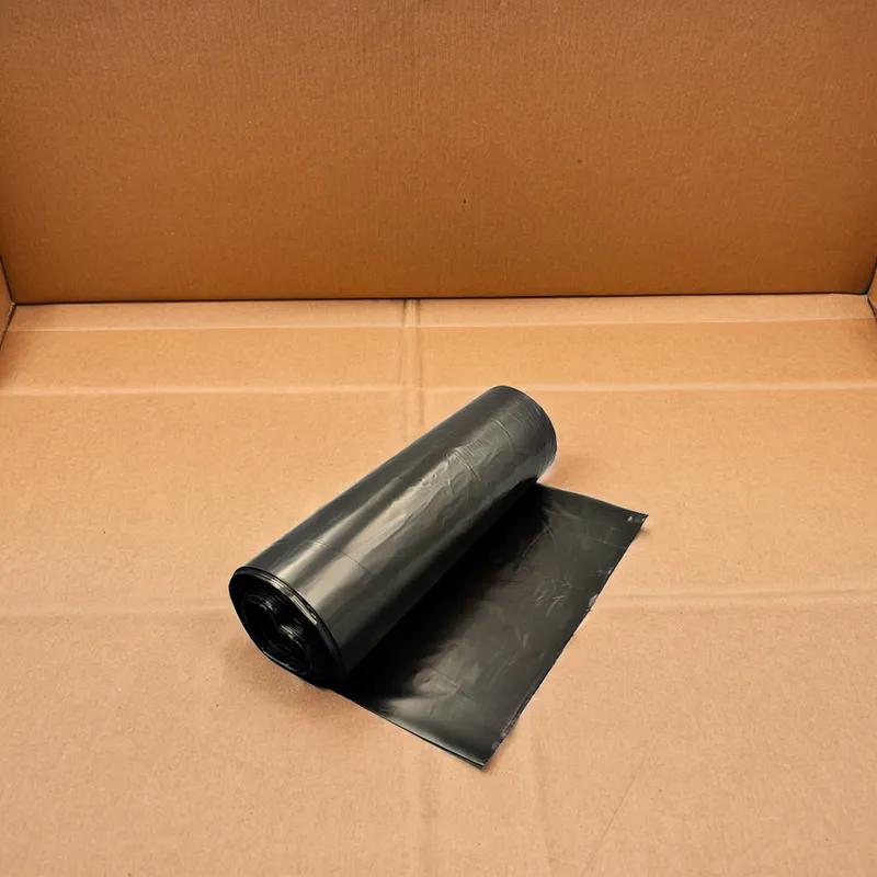 Victoria Bay Can Liner 38X60 IN Black Plastic 16MIC Roll 25 Count/Pack 8 Packs/Case 200 Count/Case