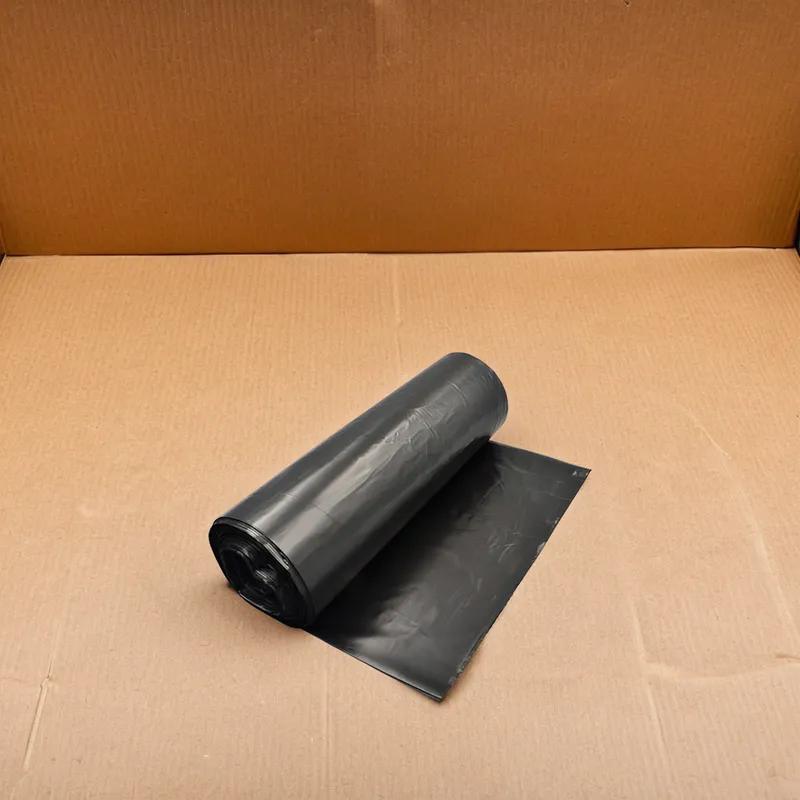 Victoria Bay Can Liner 38X60 IN Black Plastic 16MIC Roll 25 Count/Pack 8 Packs/Case 200 Count/Case