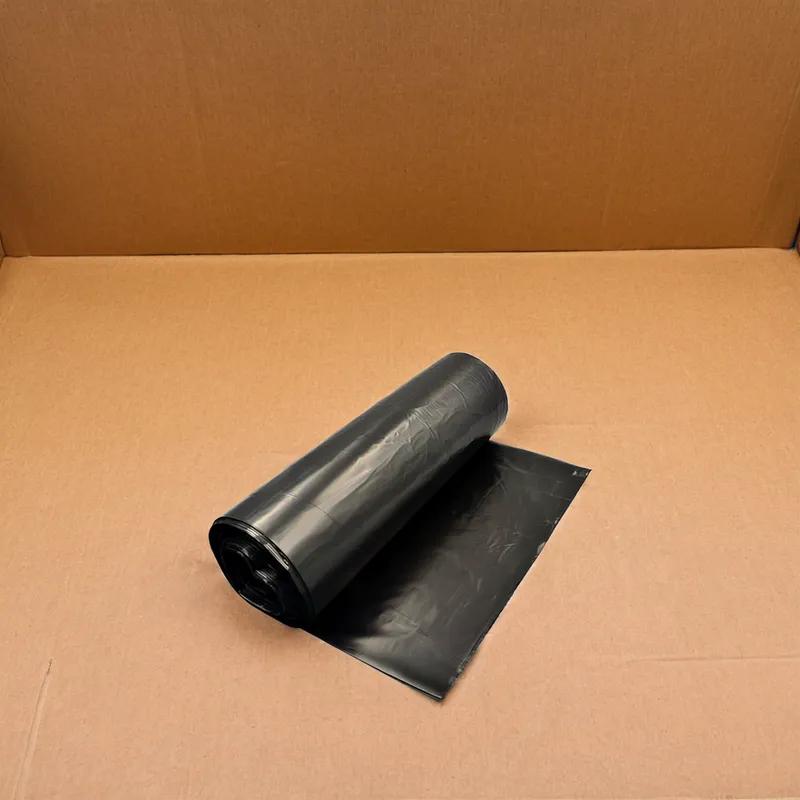 Victoria Bay Can Liner 38X60 IN Black Plastic 16MIC Roll 25 Count/Pack 8 Packs/Case 200 Count/Case