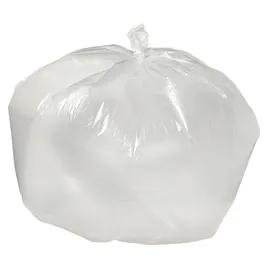 Victoria Bay Can Liner 40X48 IN Clear HDPE 12MIC 25 Count/Pack 10 Packs/Case 250 Count/Case