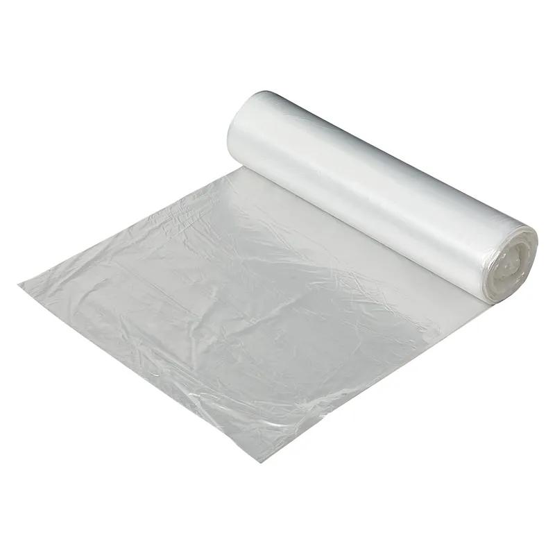 Victoria Bay Can Liner 40X48 IN Clear HDPE 12MIC 25 Count/Pack 10 Packs/Case 250 Count/Case
