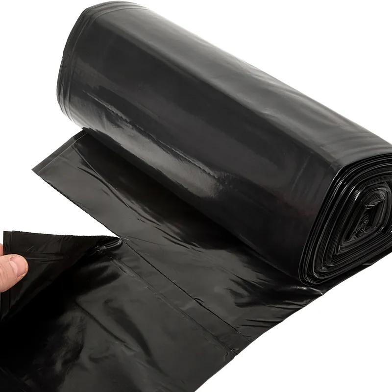 Victoria Bay Can Liner 43X48 IN Black Plastic 16MIC 200/Case