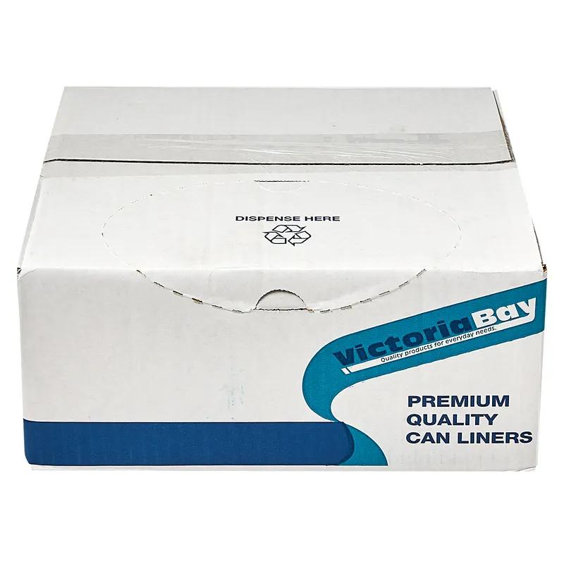 Victoria Bay Can Liner 43X48 IN Black Plastic 16MIC 200/Case