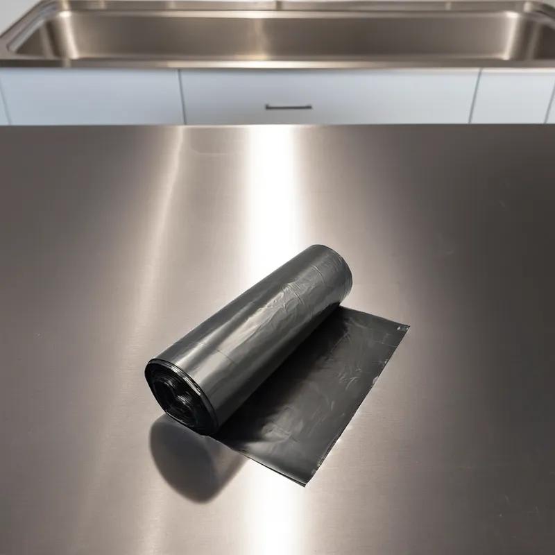 Can Liner 33X30X69 IN 95 GAL Black Plastic 3MIL Super Heavy Roll 50/Roll