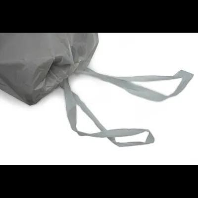 Kitchen Bag Liner 25X30 IN White Plastic 0.75MIL With Drawstring Closure 200/Case