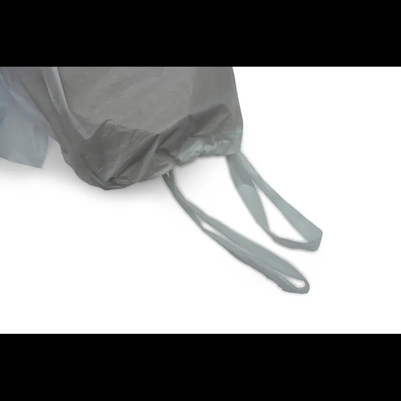 Kitchen Bag Liner 25X30 IN White Plastic 0.75MIL With Drawstring Closure 200/Case