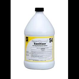 SparClean® Sanitizer 54 Unscented Dishmachine Sanitizer 1 GAL Alkaline 4/Case