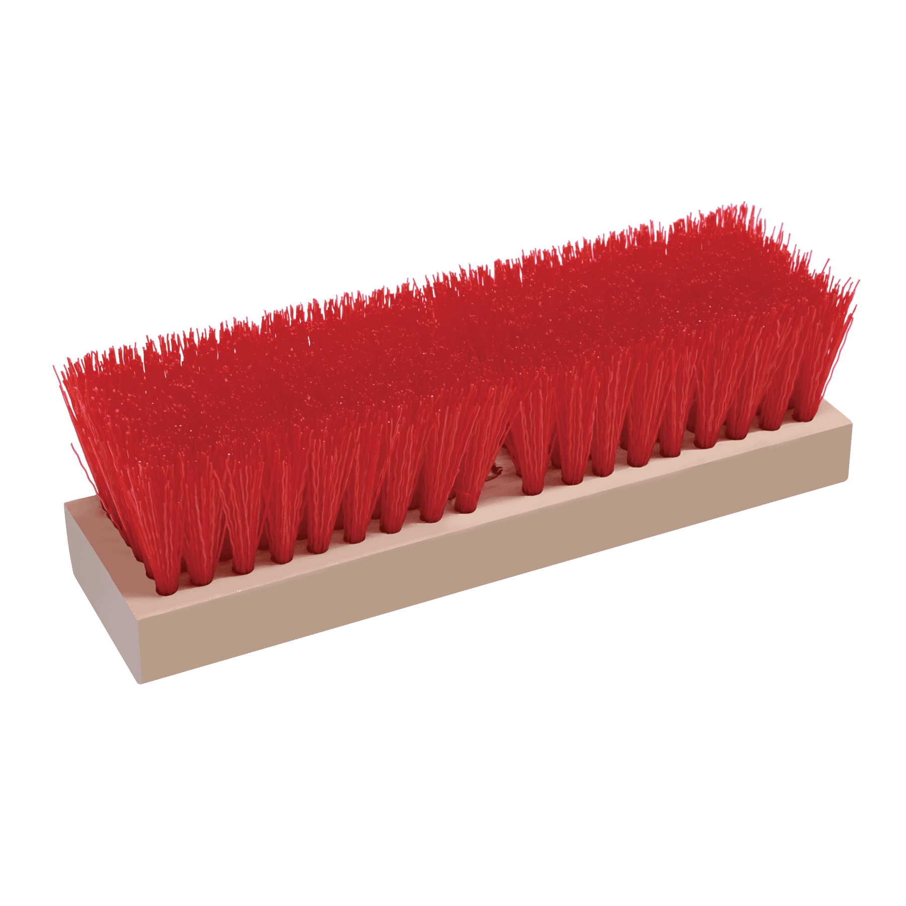 O-Cedar® Deck Brush 10 IN Foam Polypropylene (PP) Black Red 1/Each