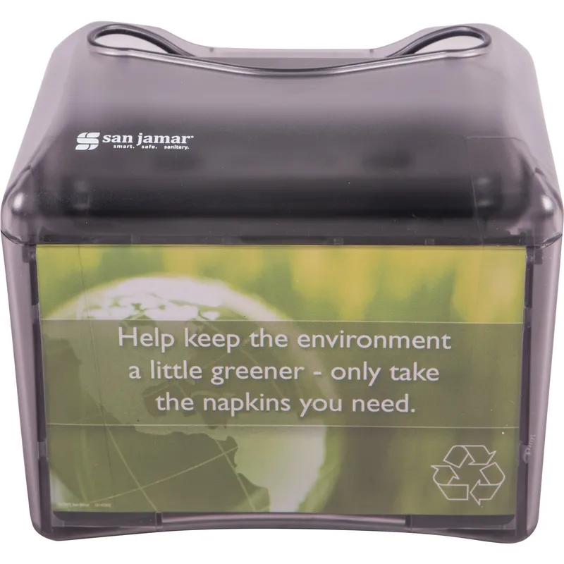 San Jamar Venue® Napkin Dispenser Black ABS Full Fold Tabletop 1/Each
