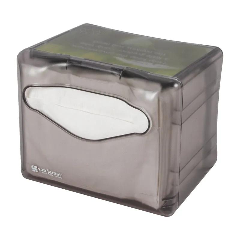 San Jamar Venue® Napkin Dispenser Black ABS Full Fold Tabletop 1/Each