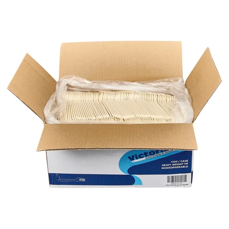 Victoria Bay Fork Beige Heavy Duty 1000/Case