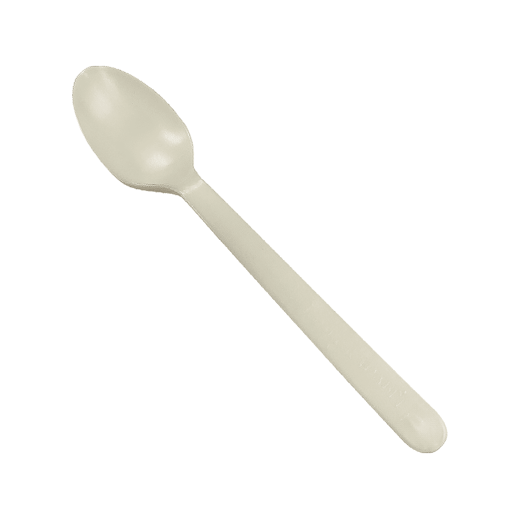 Victoria Bay Teaspoon PP Beige Heavyweight Bulk 1000/Case
