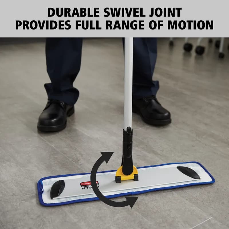 Hygen™ Mop Frame 18X3.5 IN Yellow Aluminum Quick Connect Swivel 1/Each