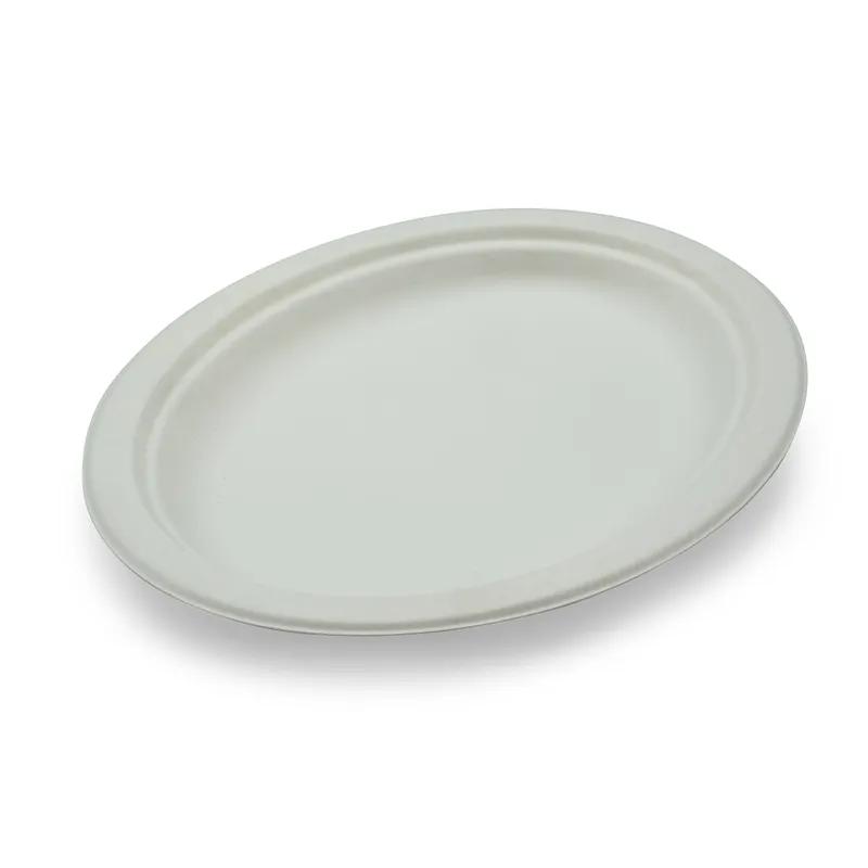 Victoria Bay Plate 7X10 IN Pulp Fiber White Oval 500/Case