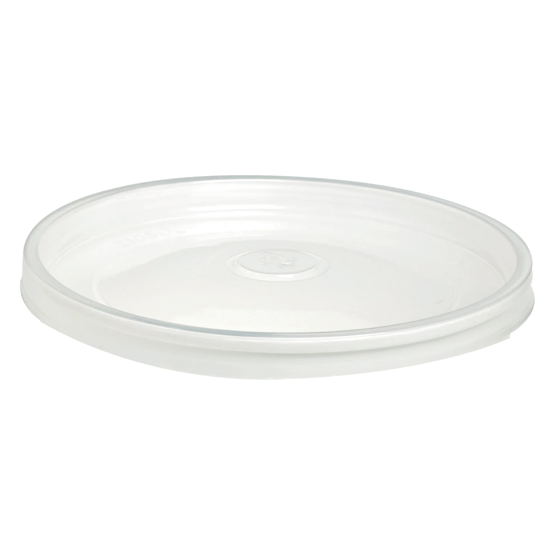Lid Flat 5.9 IN PP Clear Round For Container Microwave Safe Freezer Safe 45 Count/Pack 8 Packs/Case 360 Count/Case
