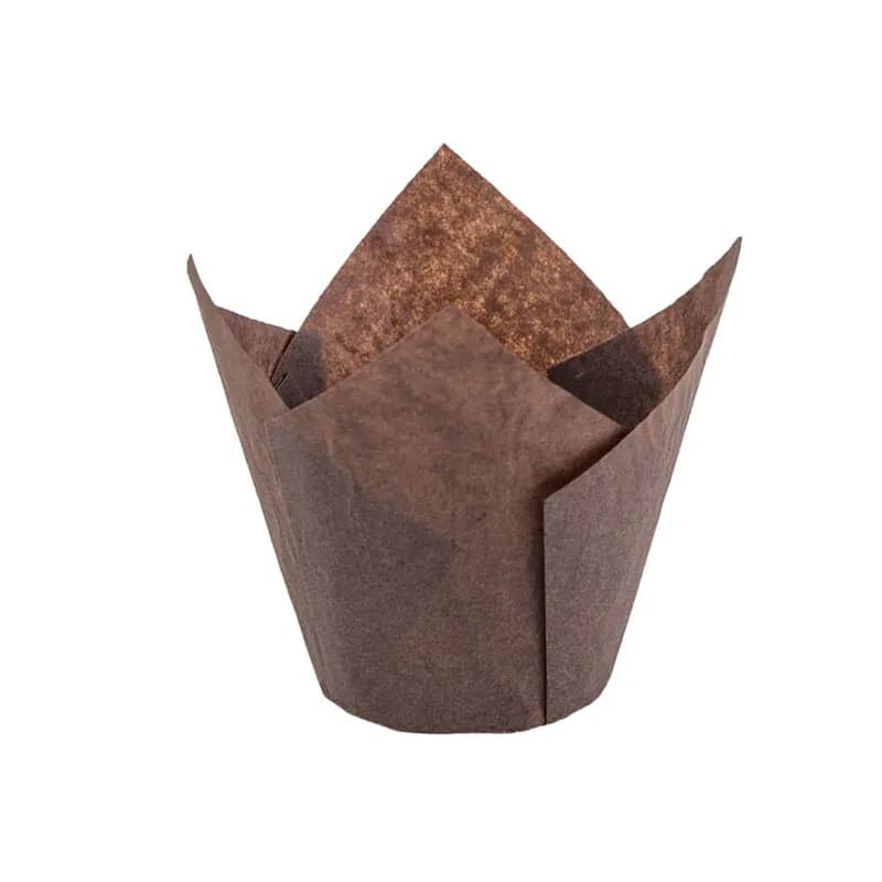 Baking Cup 3.5-4.5 OZ Brown Tulip 2000/Case