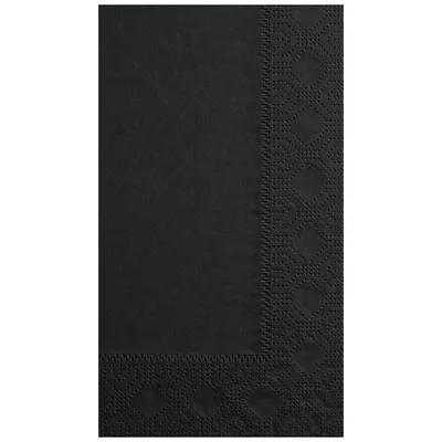Dinner Napkins 15X17 IN Black 2PLY 1/8 Fold 1000/Case