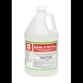 Sani-T-10 Plus® Unscented Food Service Sanitizer 1 GAL Multi Surface Food Contact Neutral RTU Quat 4/Case