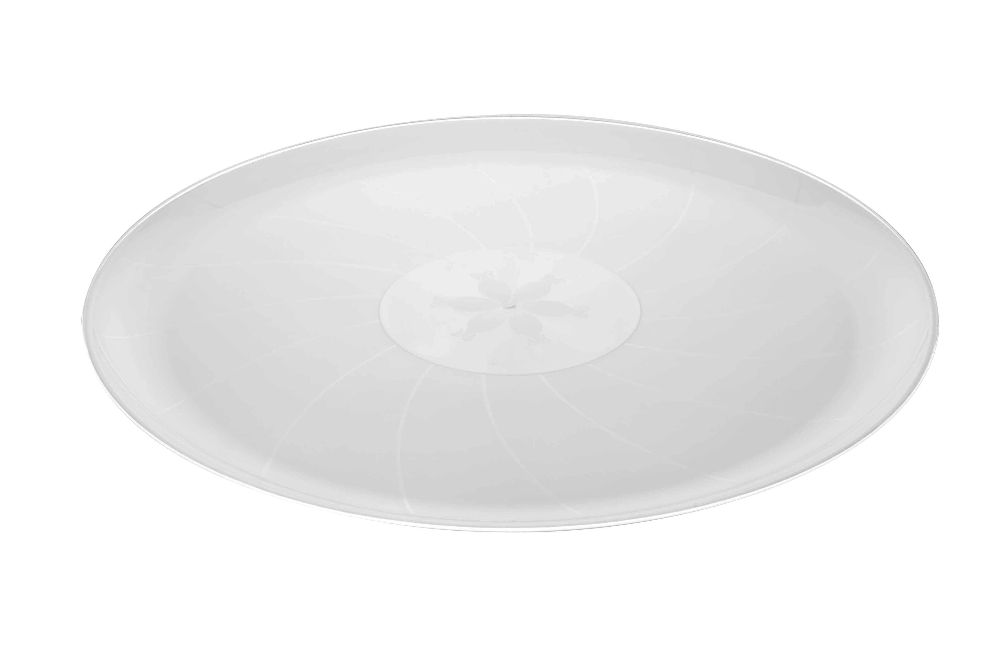 Platter Pleasers Serving Tray 18 IN PP Clear Round 25/Case