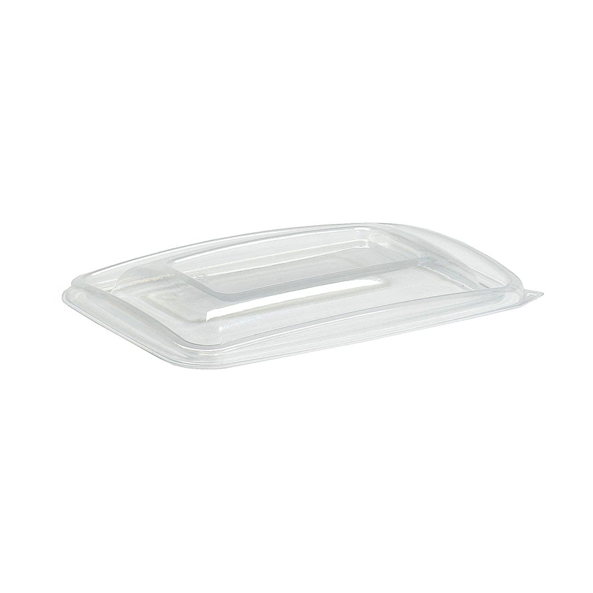 The BOTTLEBOX ® Lid Flat 10.25X7.25X0.87 IN RPET Clear Rectangle For 28 OZ Container 400/Case
