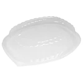 Lid Dome 18X15X3 IN Plastic Clear Oval For Container 100/Case