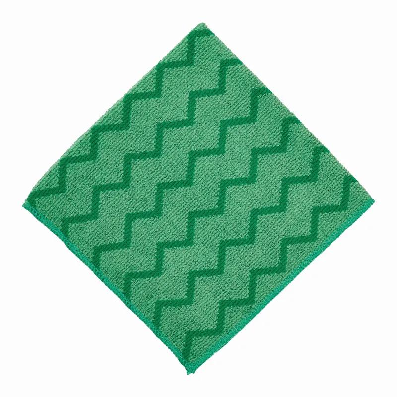 Hygen™ All Purpose Cleaning Cloth 16X16 IN Microfiber Green 12/Case
