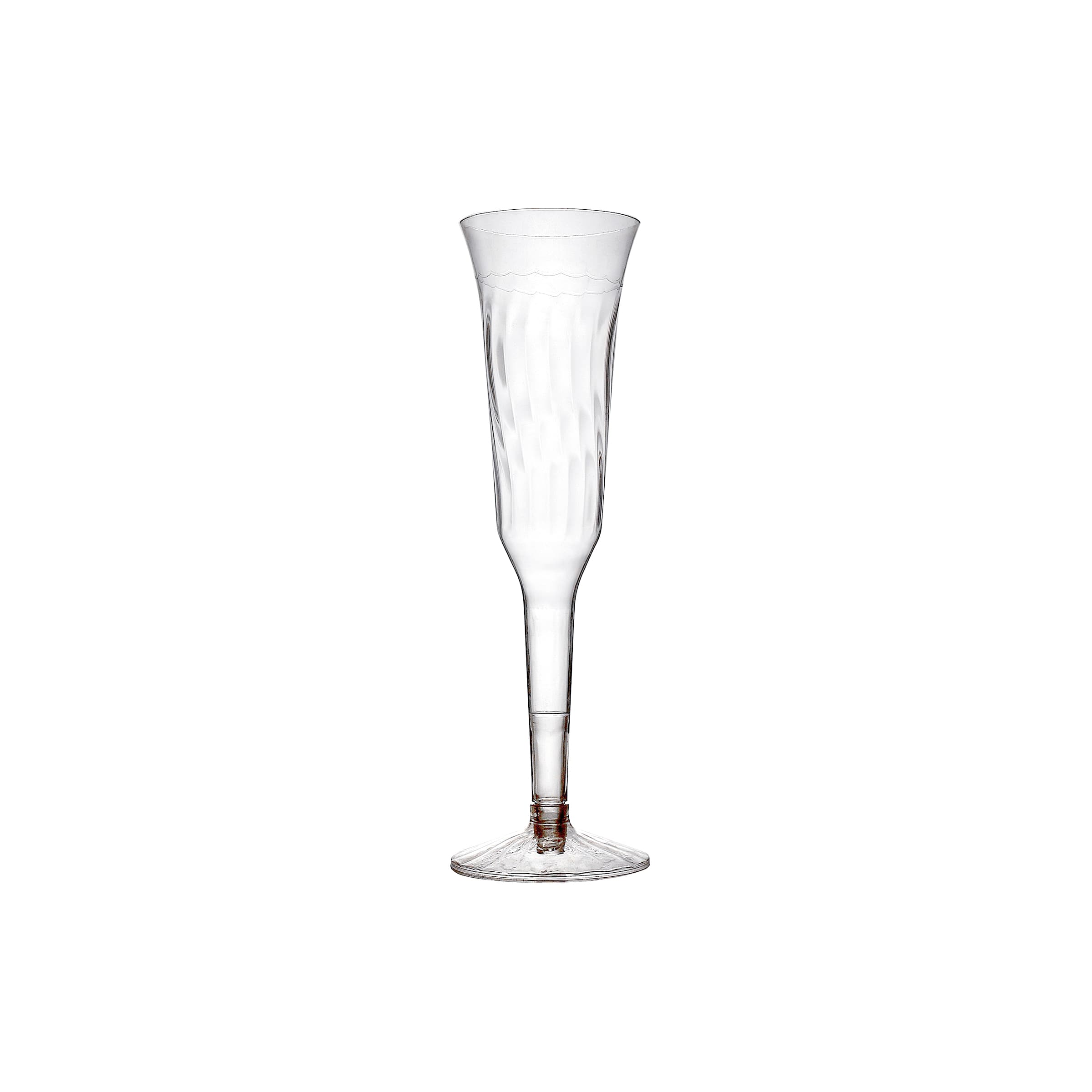 Flairware Cup Champagne Flute 5 OZ PS Clear 2-Piece 120/Case