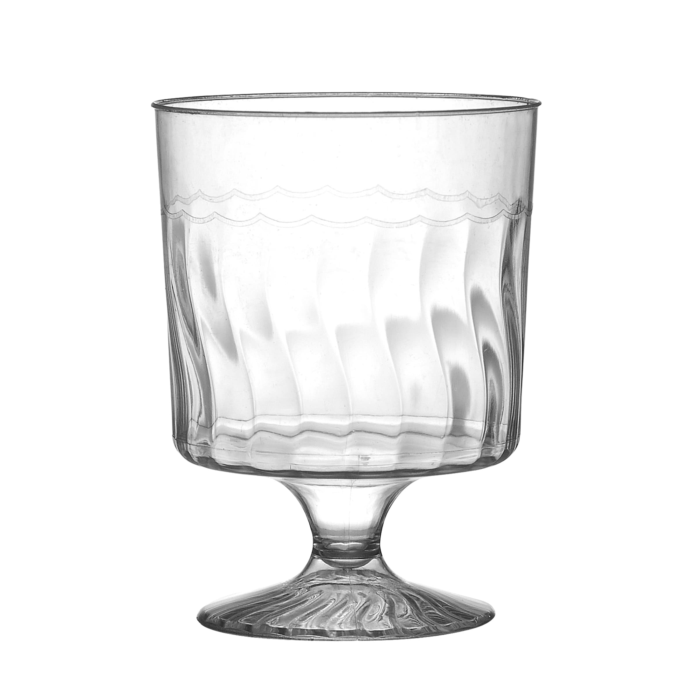 Flairware Cup Wine With Stem 5.5 OZ PS Clear 240/Case