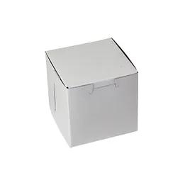 Cupcake Box 4X4X4 IN SBS Paperboard White Square 200/Bundle