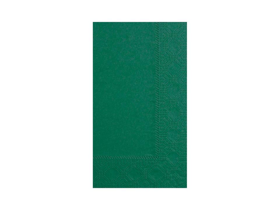 Dinner Napkins 17X15 IN 7.5X4.25 IN Hunter Green Tissue Paper 2PLY 1000/Case