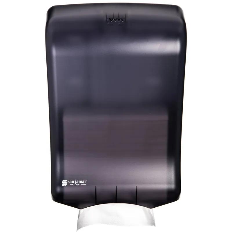 San Jamar Paper Towel Dispenser Plastic Black Pearl Multifold C-Fold 1/Each