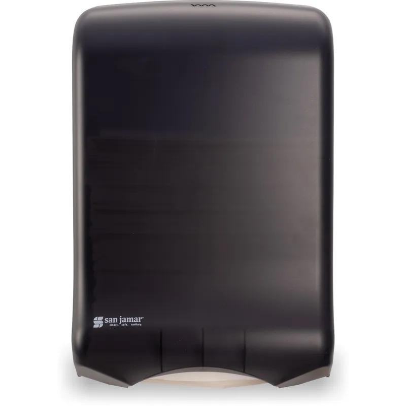 San Jamar Paper Towel Dispenser Plastic Black Pearl Multifold C-Fold 1/Each